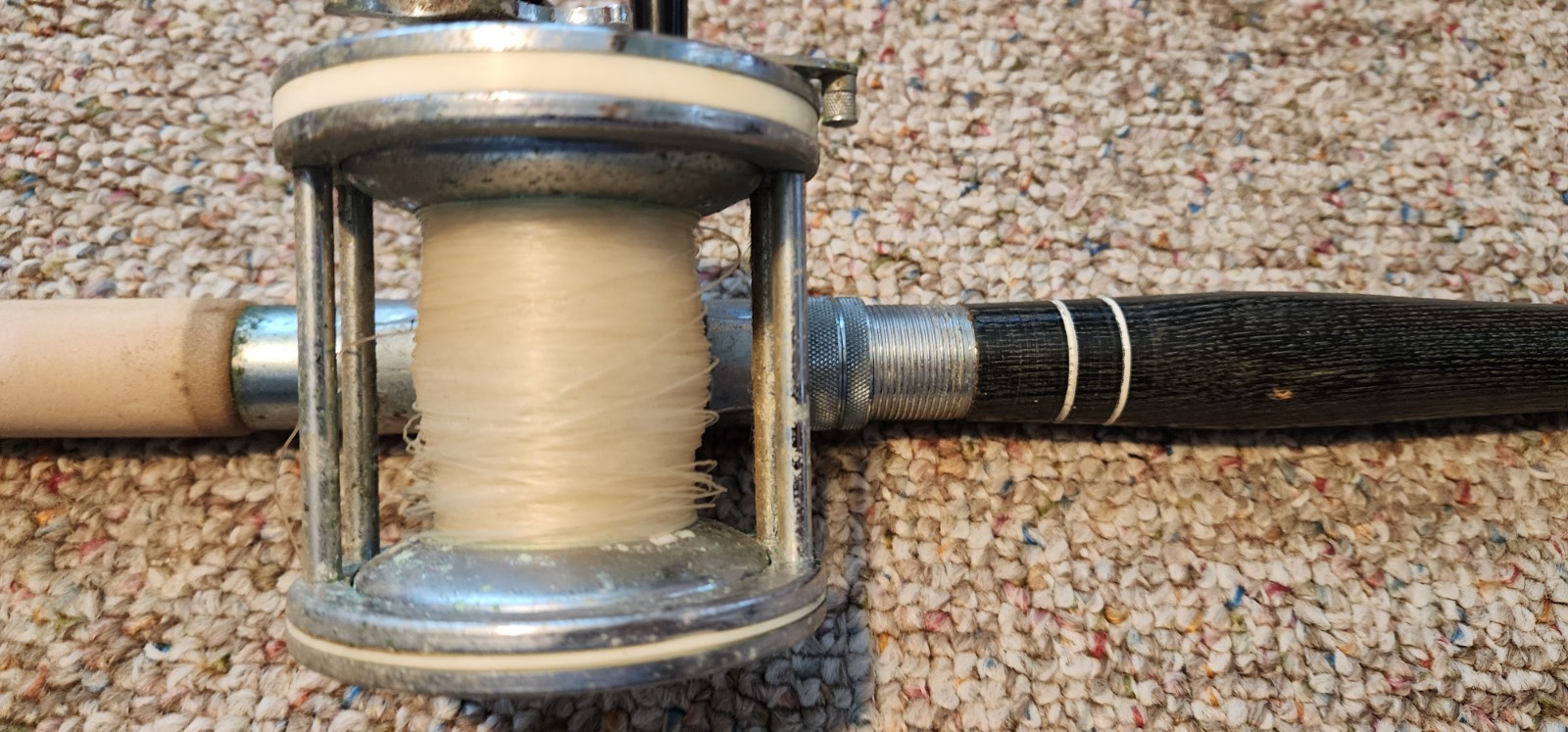 VINTAGE GARCIA CONOLON 2897-A VINTAGE ROD, 6’6″ USED + GARCIA MITCHELL 624 REEL