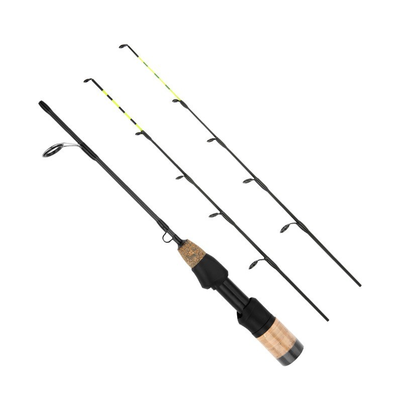 Ice Fishing Rod Carbon Fiber Fast Action Casting Spinning Travel Rod Carp 60cm
