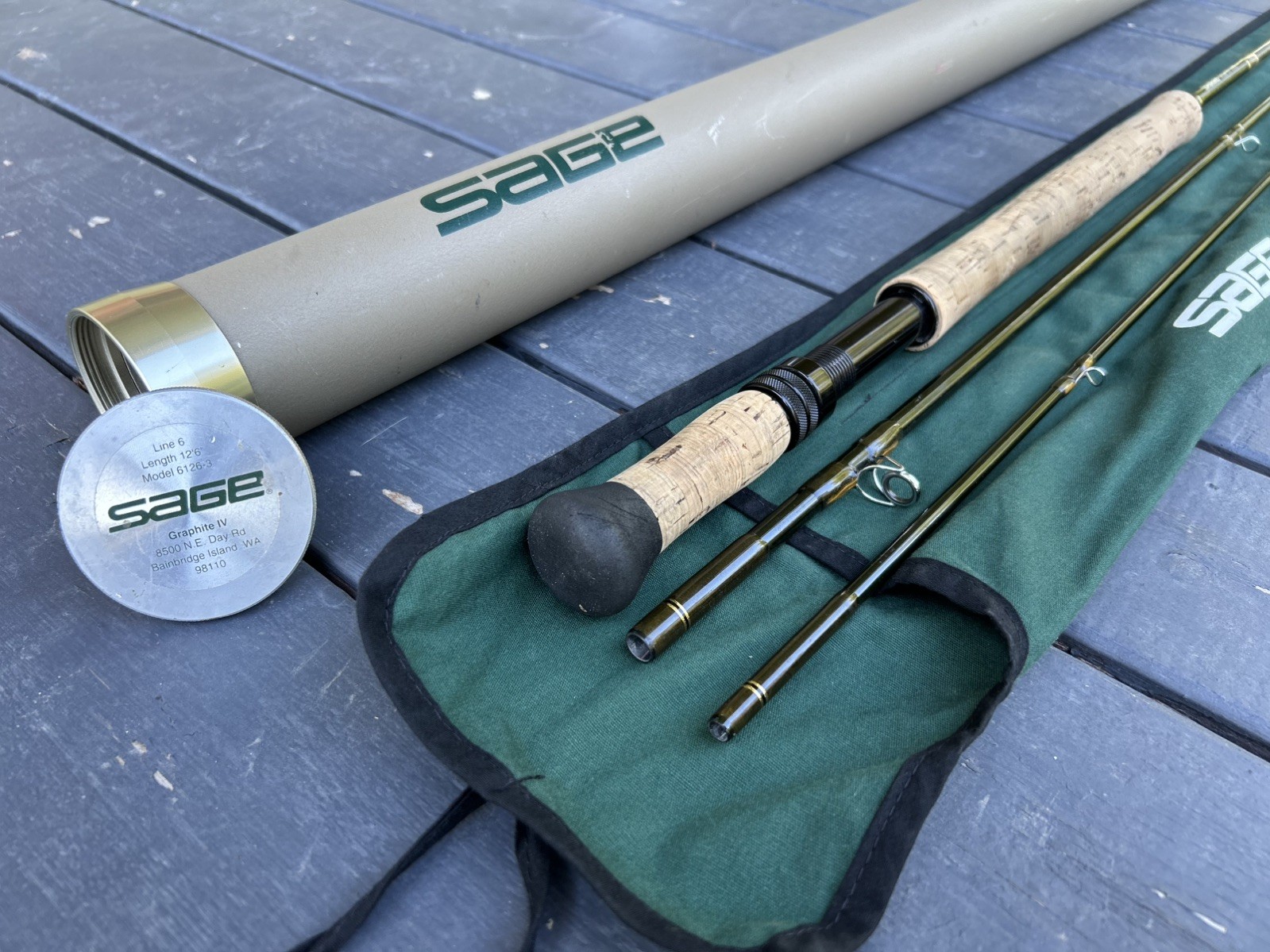 Sage Graphite IV 6126-3 Switch/Spey 6wt 12’6”ft
