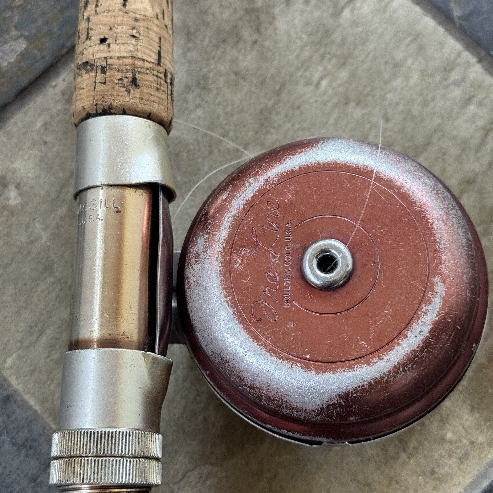 Vintage WRIGHT & McGILL 7’ Fly Rod And Reel Made In USA