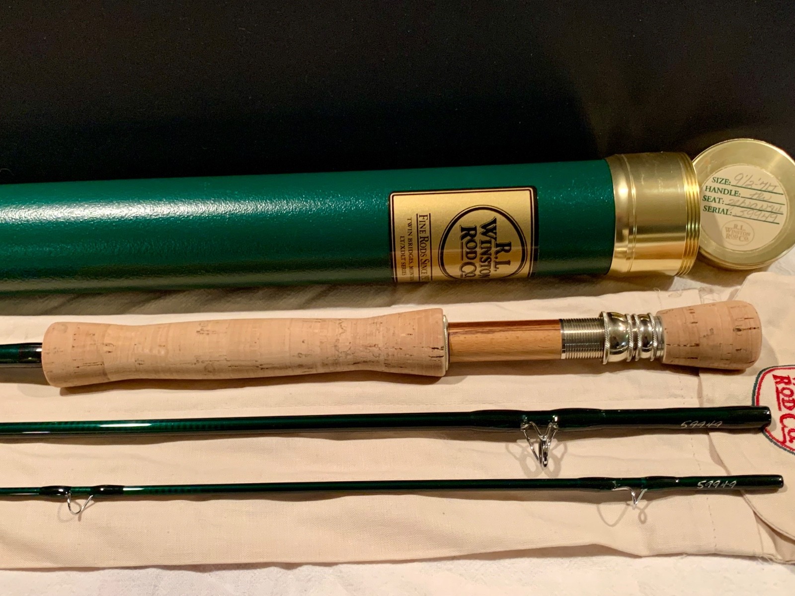 Winston 3pc LT 9’6″ 7wt – Great Condition