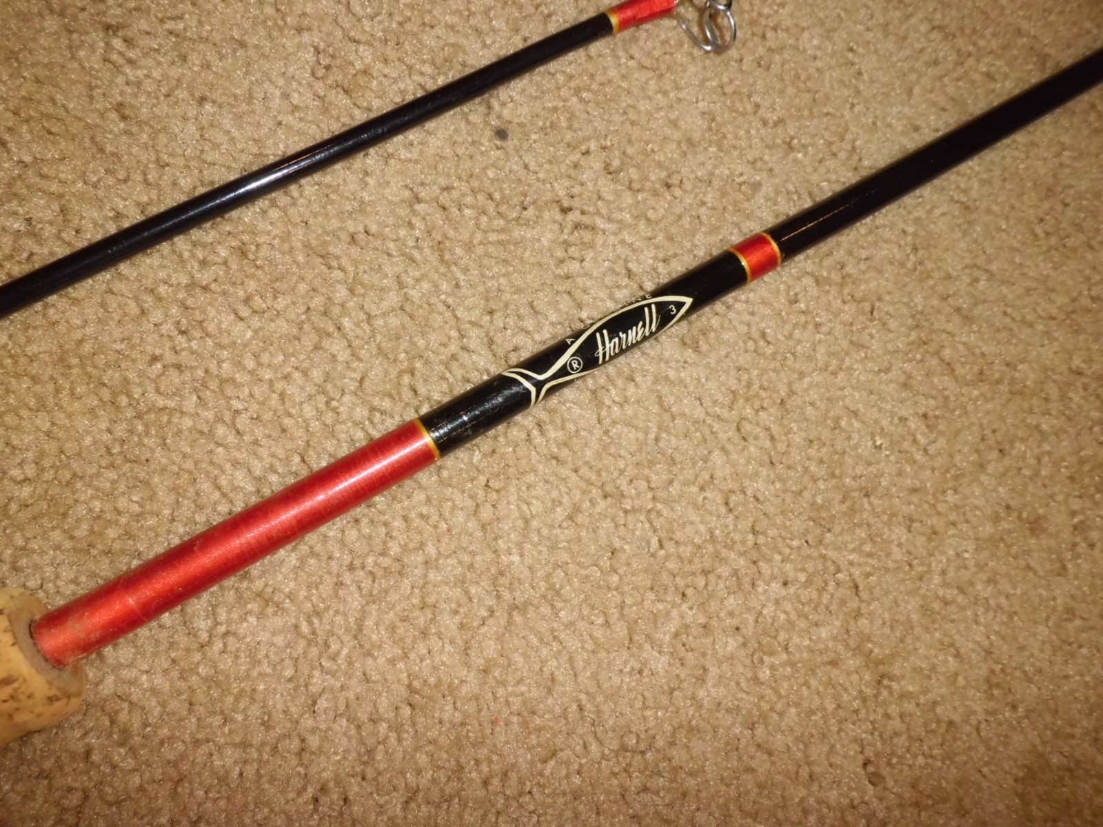 Vintage HARNELL Light Spinning 7′ Rod made in USA- 6-12lb