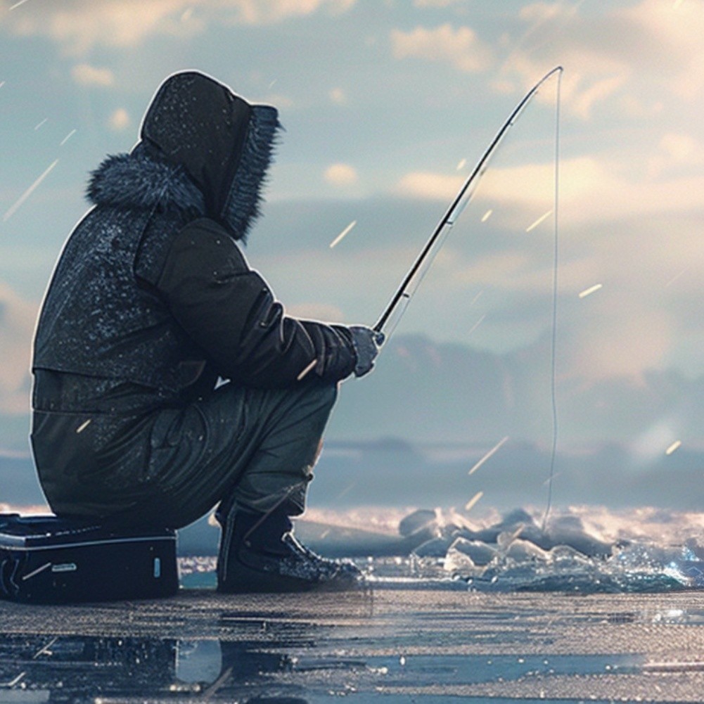 1 Meter Fiberglass Fishing Rod with Large Hole Rings and Fast Heat Dissipation