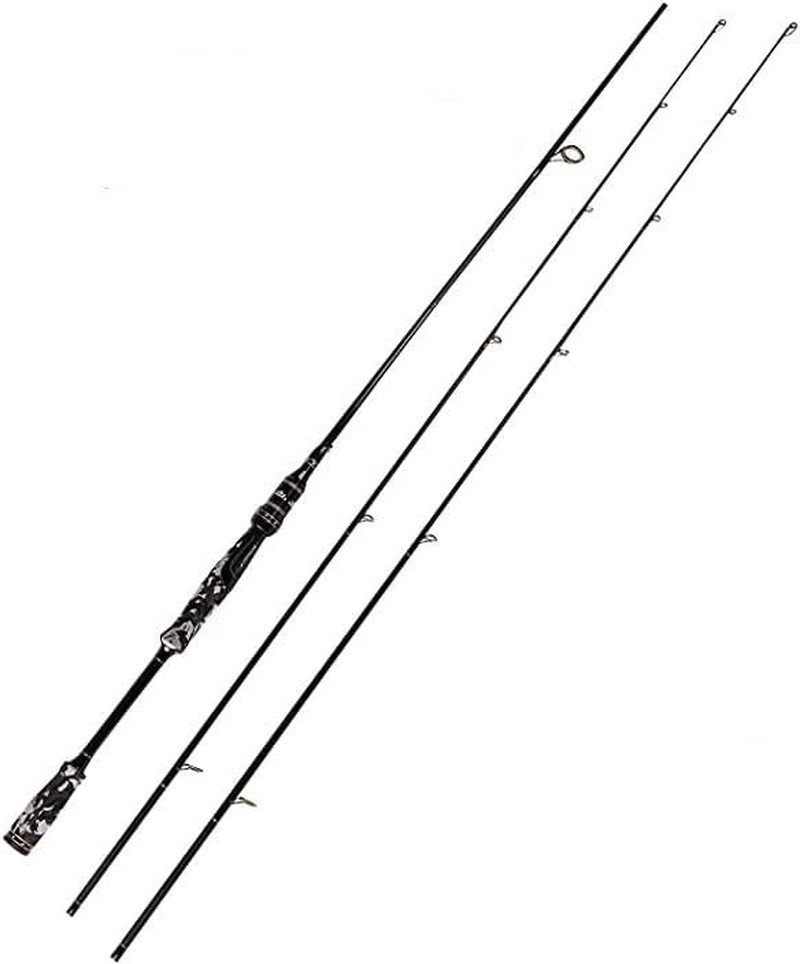 Camo Legend 2-Piece 7-Feet Spinning Rod 24 Ton Carbon Fiber Spincasting Fishing