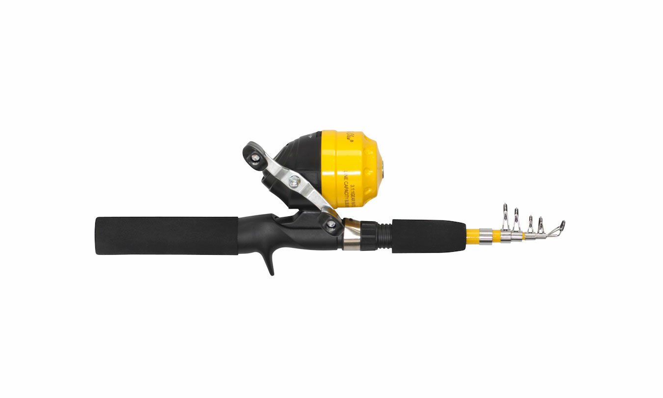 EAGLE CLAW “PACK IT” Telescoping Spincast FISHING Reel And Rod Combo