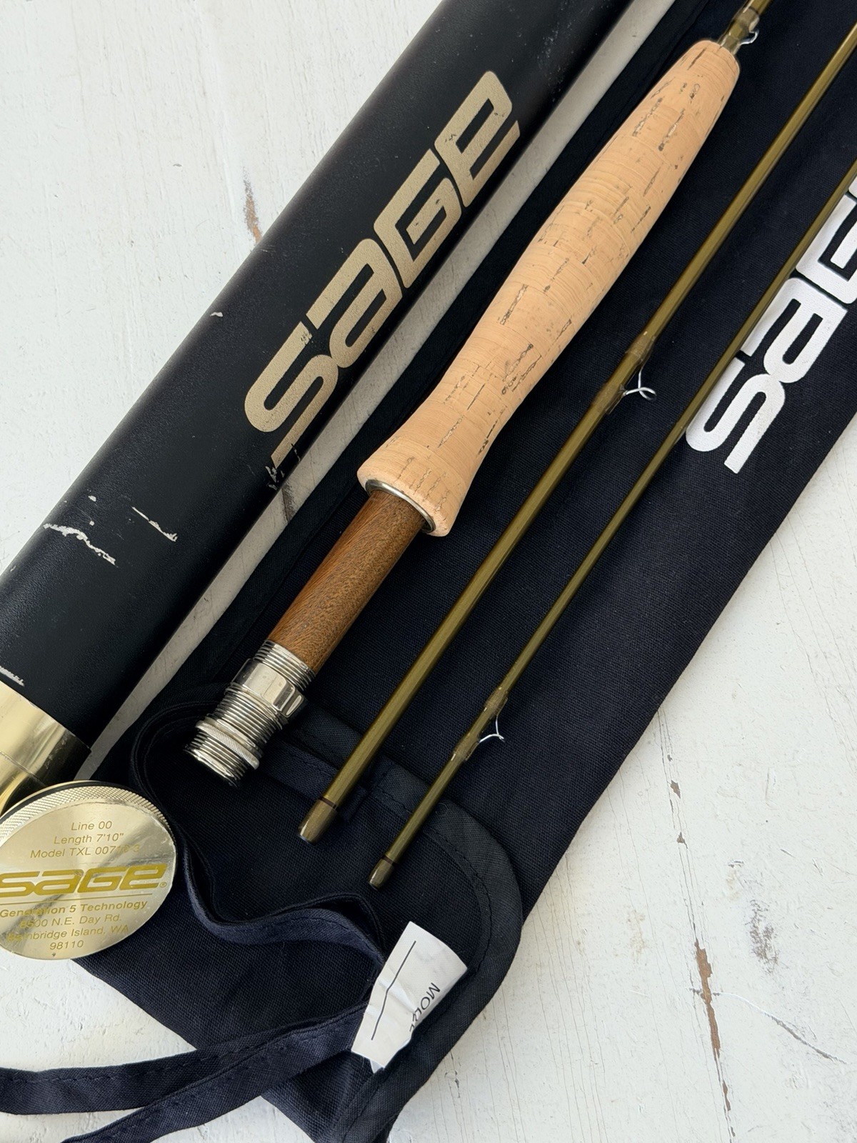 **BEAUTIFUL** 🔥RARE SAGE TXL 00wt. 7’ 10” FlyRod!! 🔥~LEGENDARY~🔥