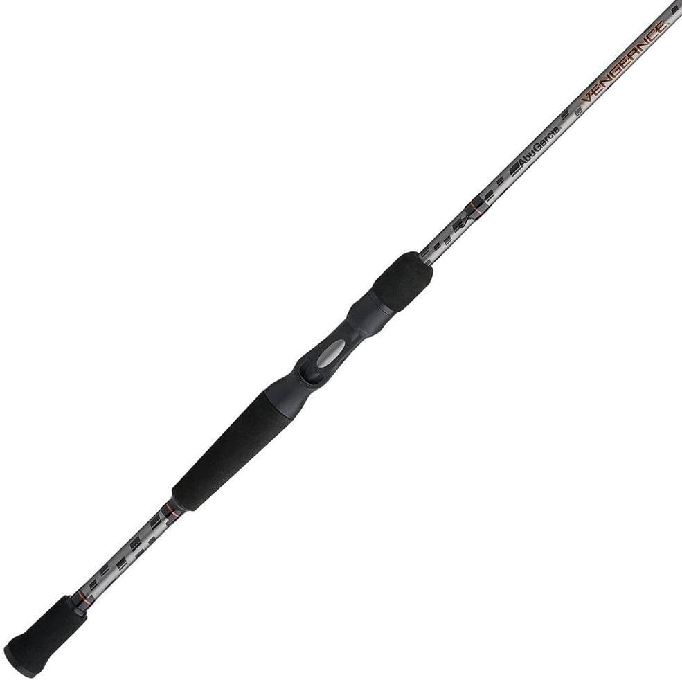 Abu Garcia Vengeance Casting Fishing Rod, 1-Piece Graphite Fishing Rod for Fresh