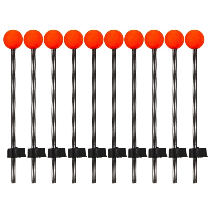 10Pcs Ice Fishing Rod Tip Spring Ball Low Temperature Resistant Good Toughness