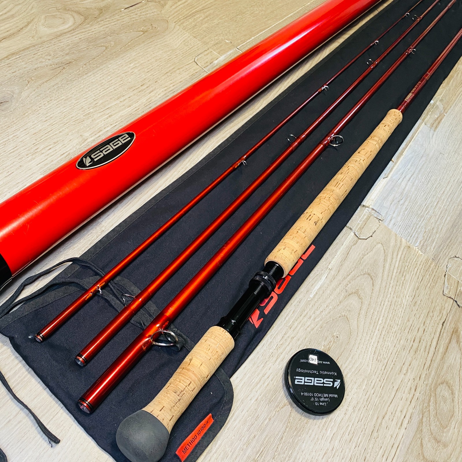 SAGE METHOD 10150-4 10wt 15’0″ Salt Water Fly Rod w/Tube sock