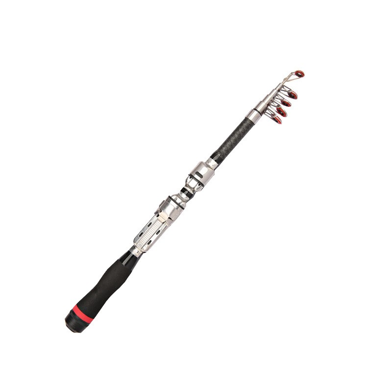 1.0m-2.3m Super Short Telescopic Fishing Rod Portable Lightweight Fishing Rod