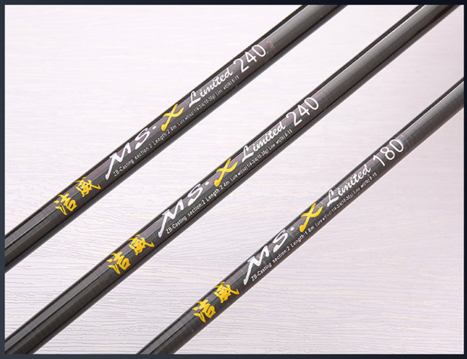 Trout Fishing Rod 1.65m 1.8m Portable Ultra Light Solid Tip Carbon Spinning Pole