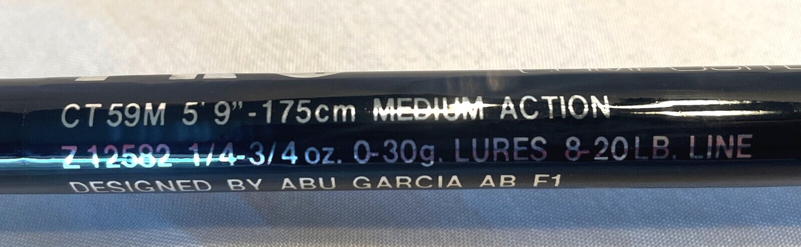 Abu Garcia Pro Plus CT59M 5′-9” Medium Action 1/4-3/4oz. Lures ~ 8-20lb.Line