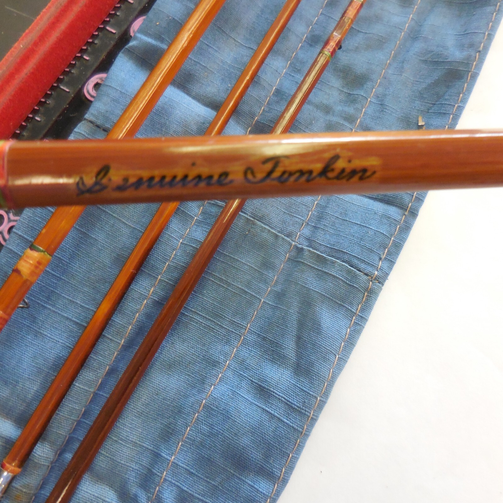 MONTAGUE FLY ROD FLASH 8 1/2ft BAMBOO 3 JOINTS MED EXT TIP Mint