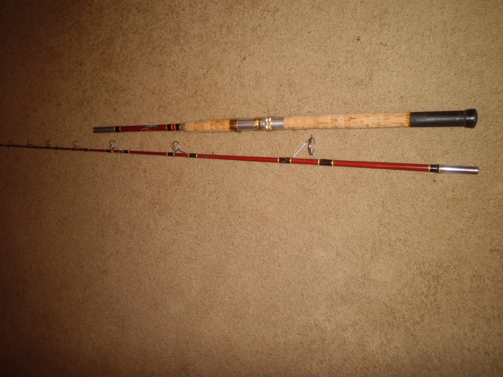 Vintage TRU-LINE Dynamo Maxima Spinning 8′ Rod made in USA