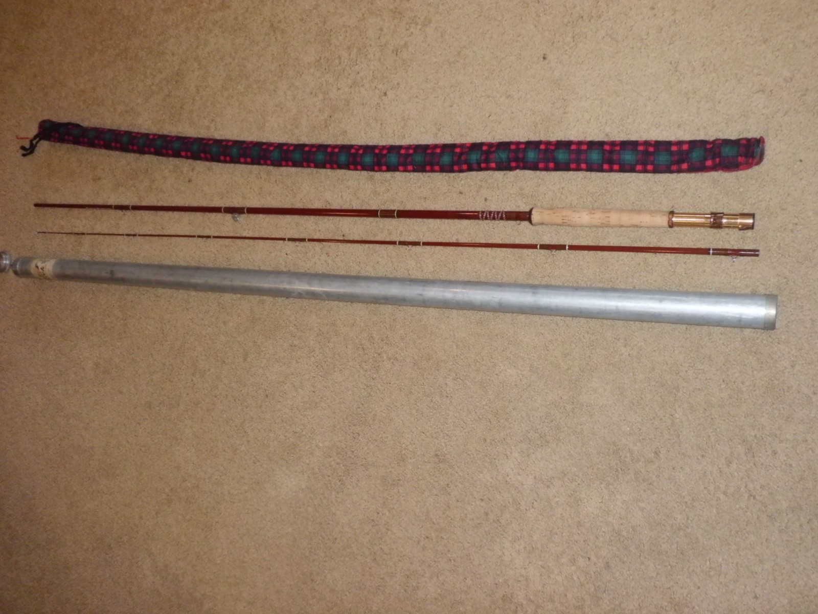 Vintage FENWICK Feralite ff85 Fly 8’6″ Rod made in USA #H68073- 7-8 fly wt.