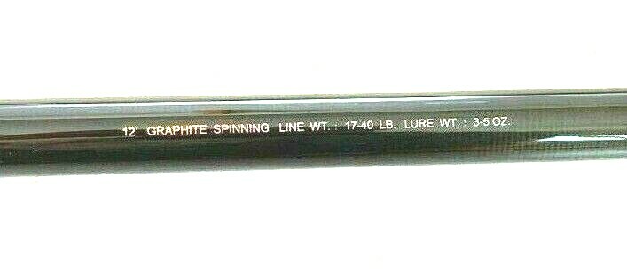 2-PC 12′ Spinning Surf Rod w/ Fuji Guides&Reel Seats Value of $239 (New)