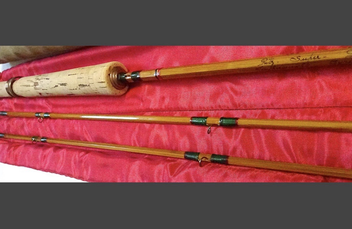 Pezon et Michel Glenn Clark 6ft6in4-5wt 2P2T Fly Rod Free shipping DDP