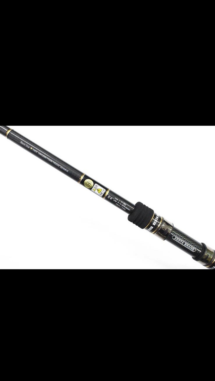 Xesta Rod Spinning Black Star Hard S84MHX Versatile Power Rocker (2952)