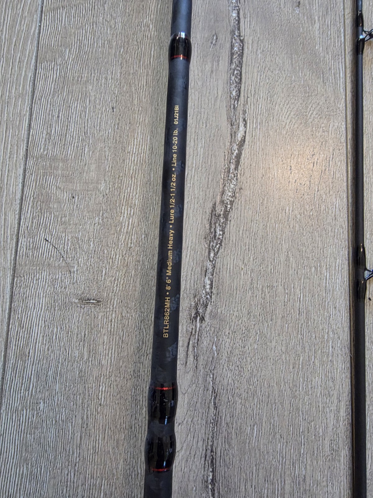 Berkley Lightning Rod BTLR862MH 8’6″ MH Casting Rod 10-20lb 1/2-1-1/2oz