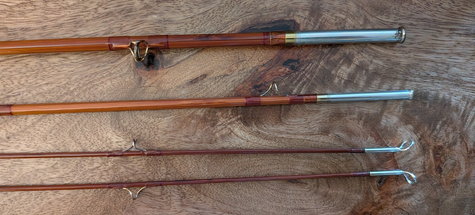 Paul Hightower Bamboo Fly Rod – 7 ft 4 wt w/2 Tips – MINT