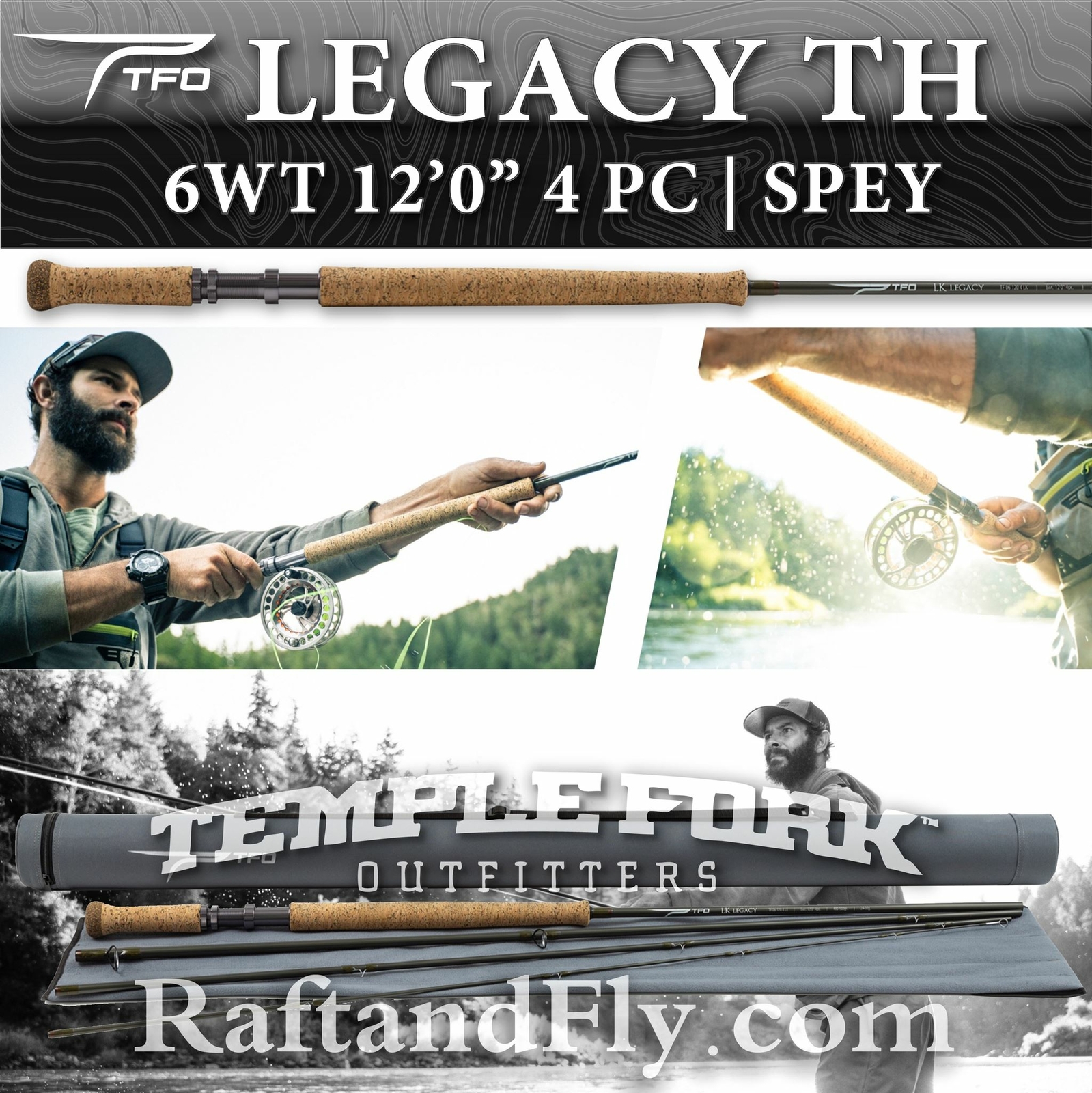 TFO LK Legacy TH Spey 6wt 12’0″ | Lifetime Warranty – FREE SHIPPING U.S.