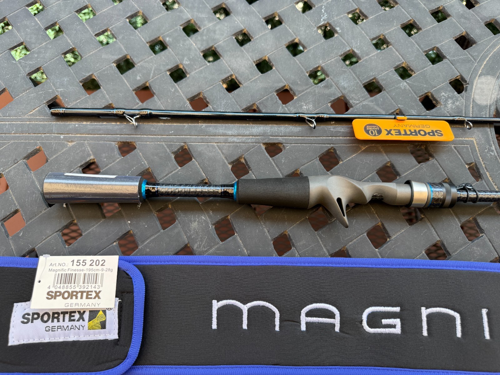 Sportex Magnific Finesse MG 1912, 6’4″, Medium, Fast, 8-14lb, 9-28g, Casting, 2p