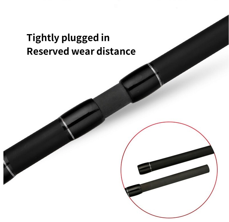 Boat Fishing Rod 2.7M/3M/3.3M Carbon Fiber Spinning Casting Rod 4 Sections Rods