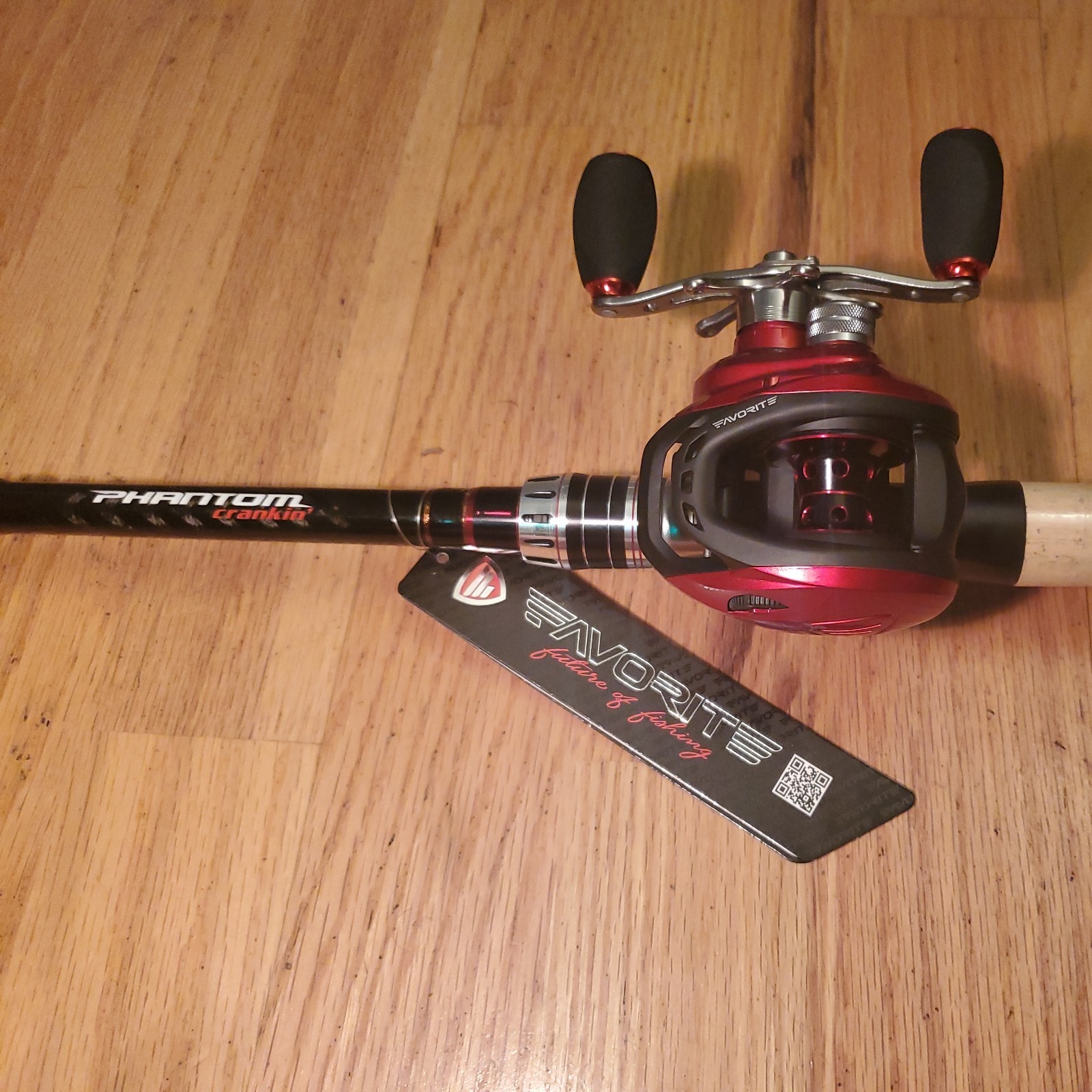 New Favorite Fishing Baitcast Combo Phantom Crankin Phat Glass & Absolute 7′ MH