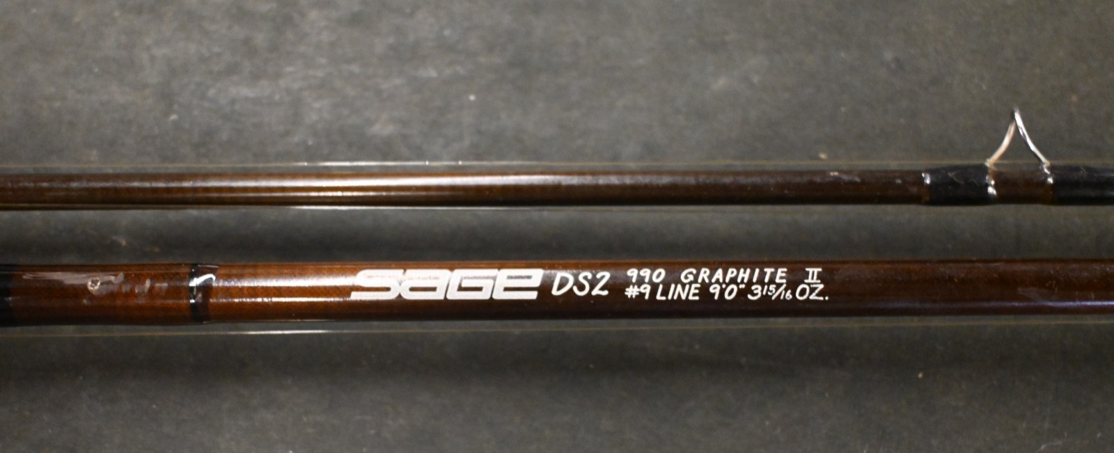 SAGE GRAPHITE Ⅱ DS2 990. #9 line, 9’0″ 3-15/16 oz w/ Okuma Integrity Reel.