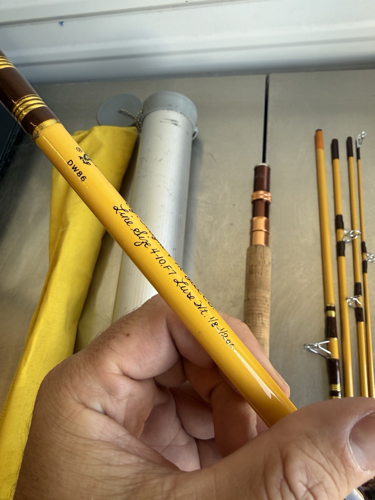 EAGLE CLAW TRAILMASTER TRP601 6’9″ SPIN/FLY 6PC ROD W/ TUBE & SOCK