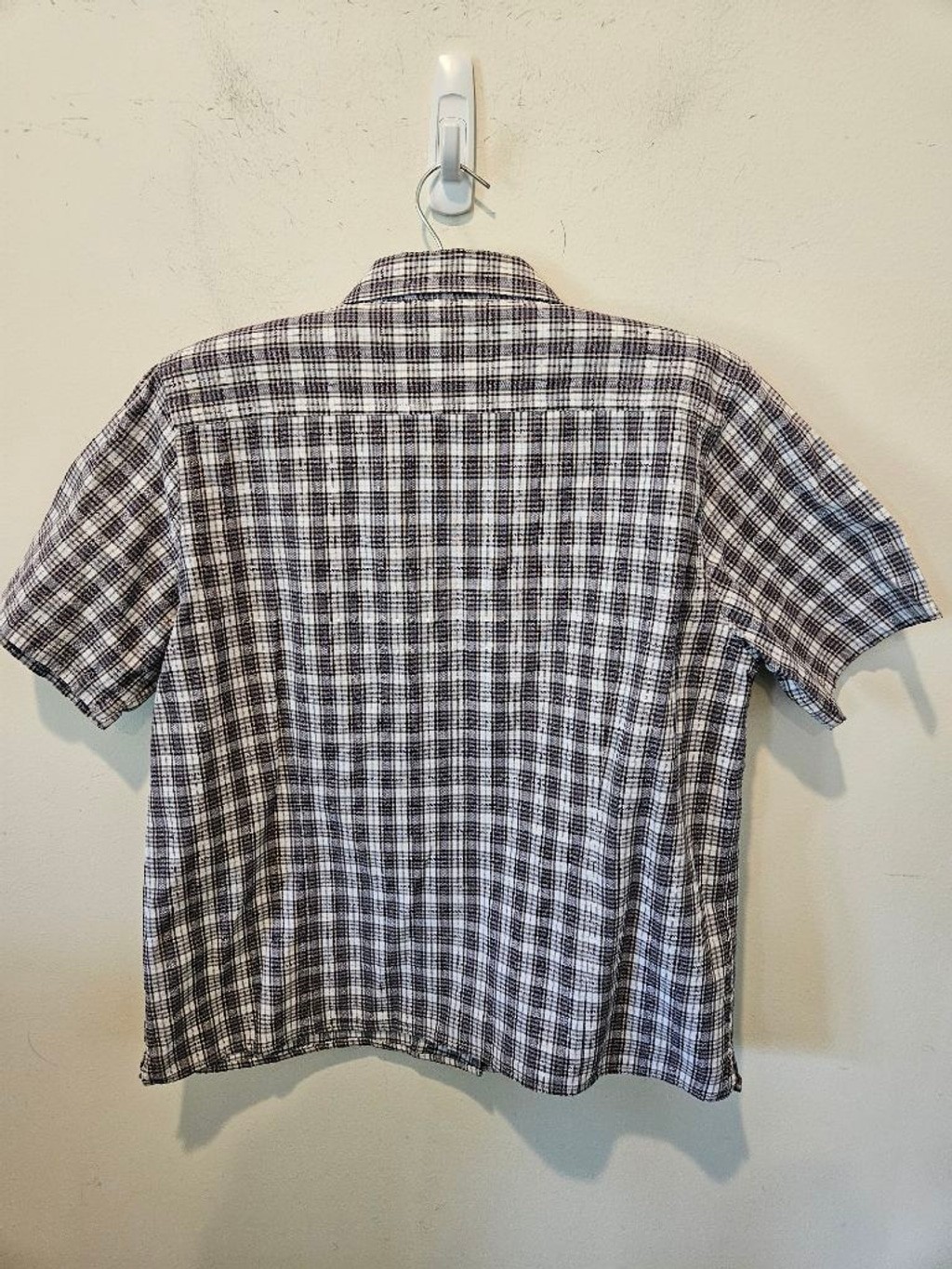 Women’s Orvis VTG 90s Y2K Plaid Button Down Shirt L White Blue