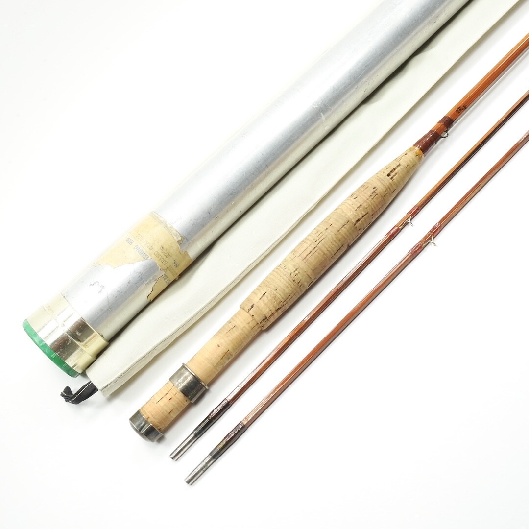 Letort Brand “Classic” No. 2706 Bamboo Fly Fishing Rod. 7’ 2”. W/ Tube & Sock.