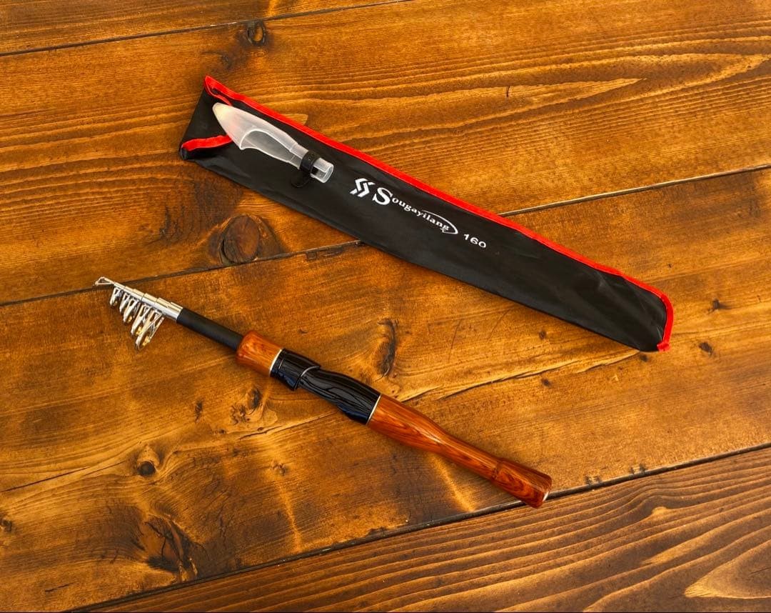 Telesco Rod 5ft3in Trout Fishing Travel Light Mountain Stream Durable