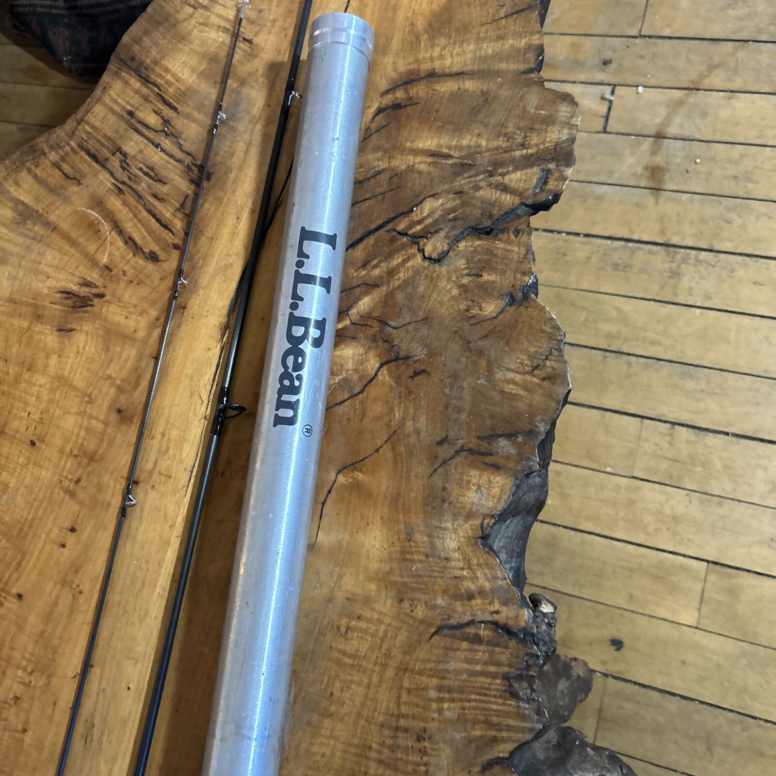 Vintage L.L. Bean Fly Rod w/ Aluminum Tube – 9’ 7/8 Line