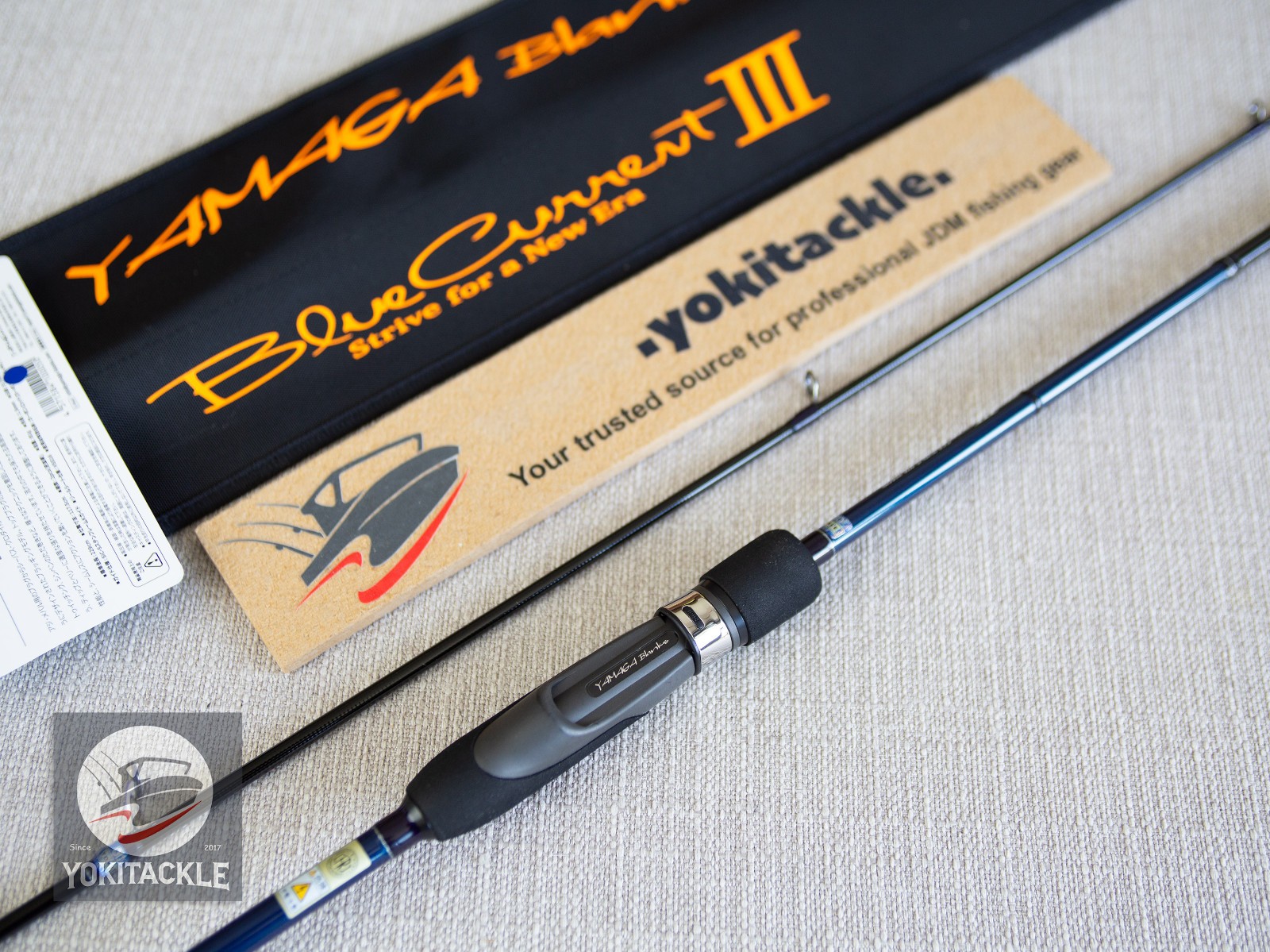 Watch Product Video–YAMAGA Blanks BlueCurrent Ⅲ 76 Stream Spinning Rod