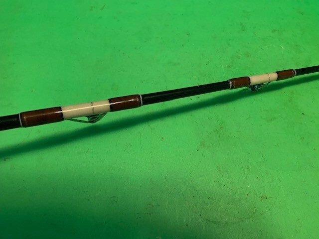 CUSTOM BUILT 6 FOOT 3 INCH 50 TO 100 POUND CLASS FISHING ROD AFTCO PERFECTION
