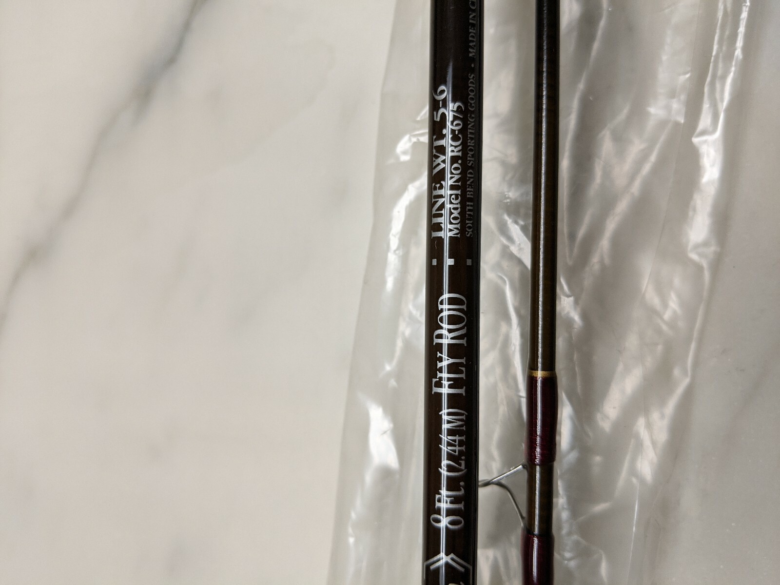 2 New South Bend top of the line Royal Coachman Fly Rods 8ft both new 5-6 weight