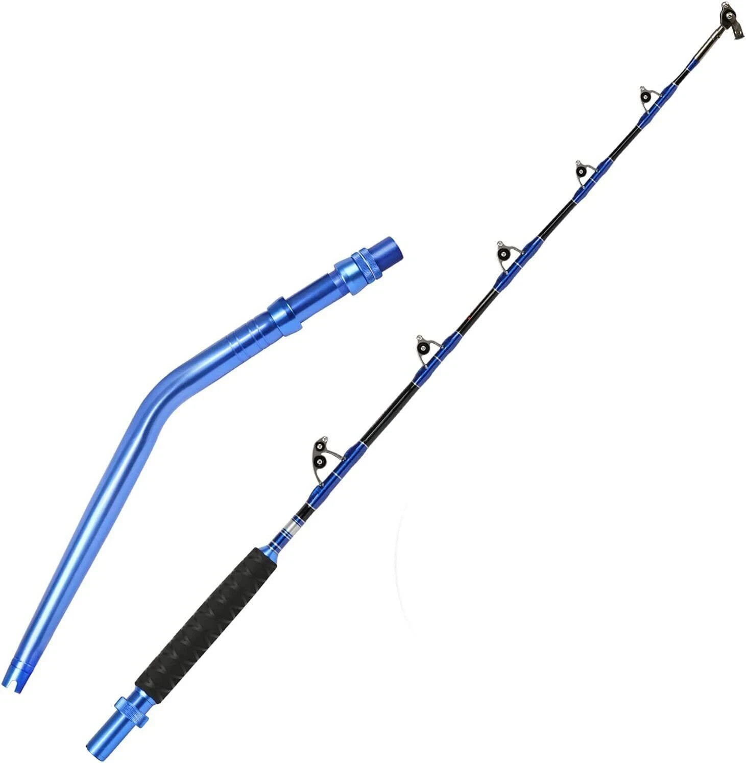 Straight/Bent Butt Trolling Rod Roller Big Game Saltwater Offshore Fishing Pole
