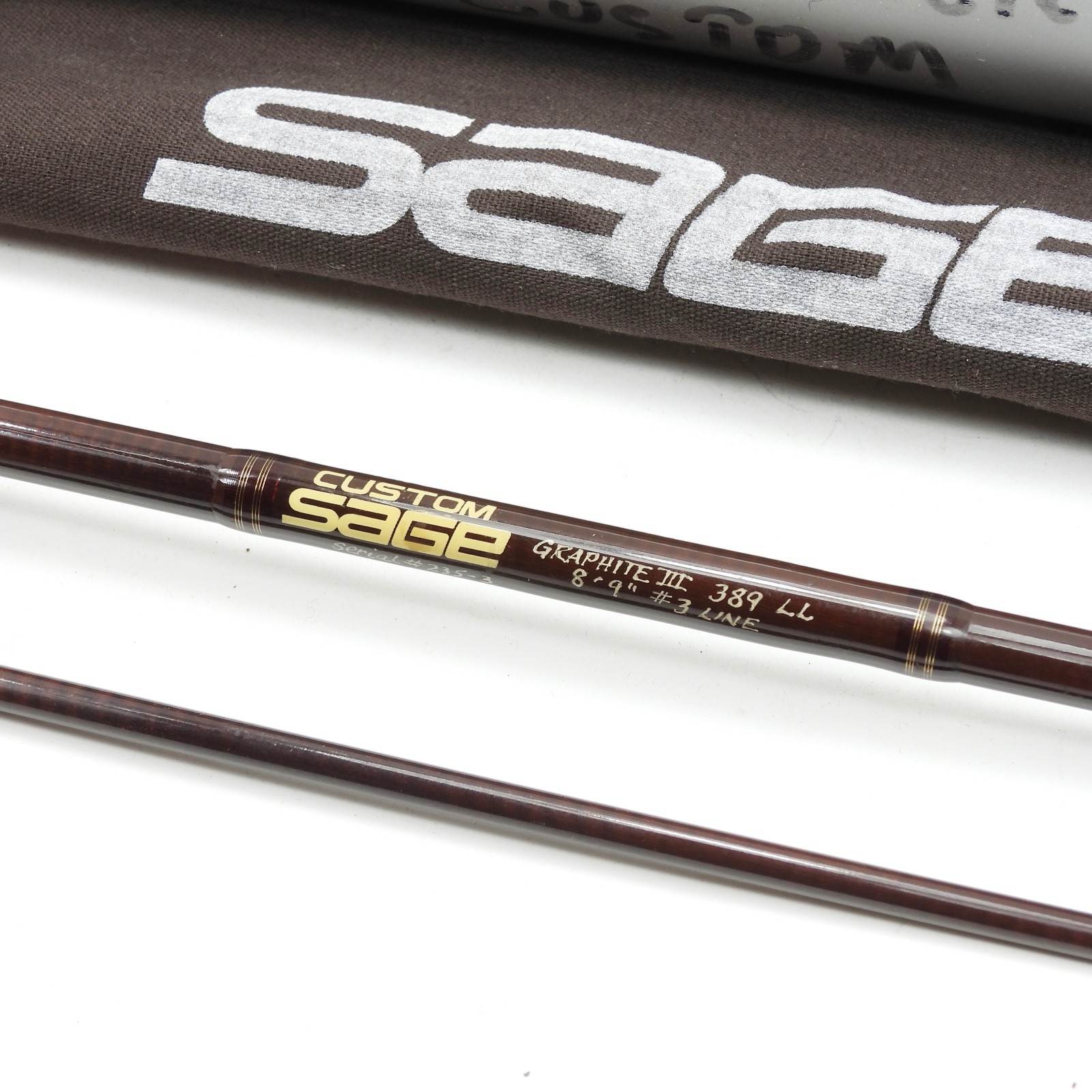 Eddie Bauer Sage Graphite III 389 LL Fly Rod. 8’ 9” 3wt. See Description.