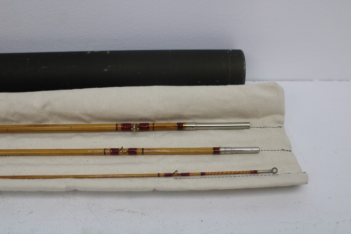 Kingfisher Fly Fishing Fly Rod 4 Piece Vintage 9’0″ Brown