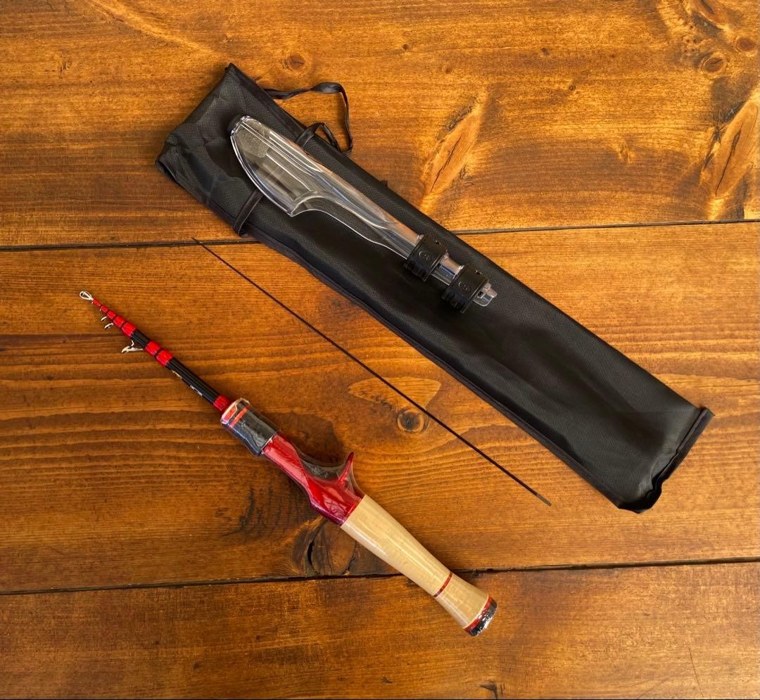 Trout Telescopic Rod 4ft11in Bait Stream & Bass Fishing Cork Grip Used