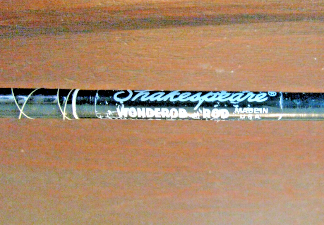 Shakespeare 5’6″ Wonderod Spinning Rod, 1 Piece, Forerunner to UGLY STIK!- VGUC