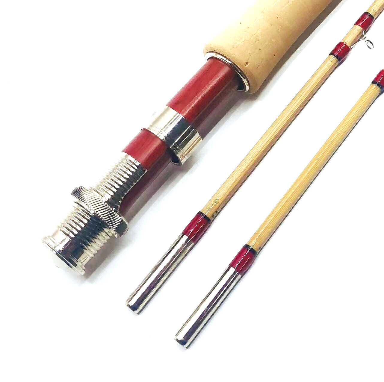 ZHUSRODS Bamboo Fly Rods 7′ 6″~ 5 wt / Vintage Fly Fishing Rods / Environmental