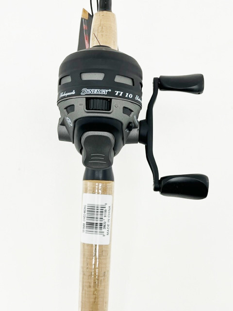 CHERRYWOOD/SYNERGY- 10 6’6″ COMBO, TWO PIECE CRAPPIE BASS CATFISH ROD & REEL