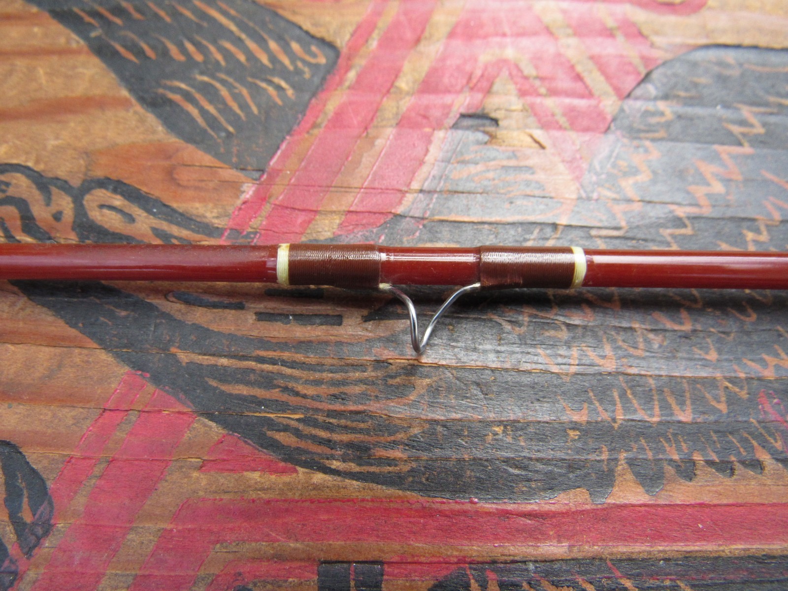 Vintage Fenwick FF85 Feralite 8″6″ Fly Rod USA Made Fiberglass 7-8-9 Excellent