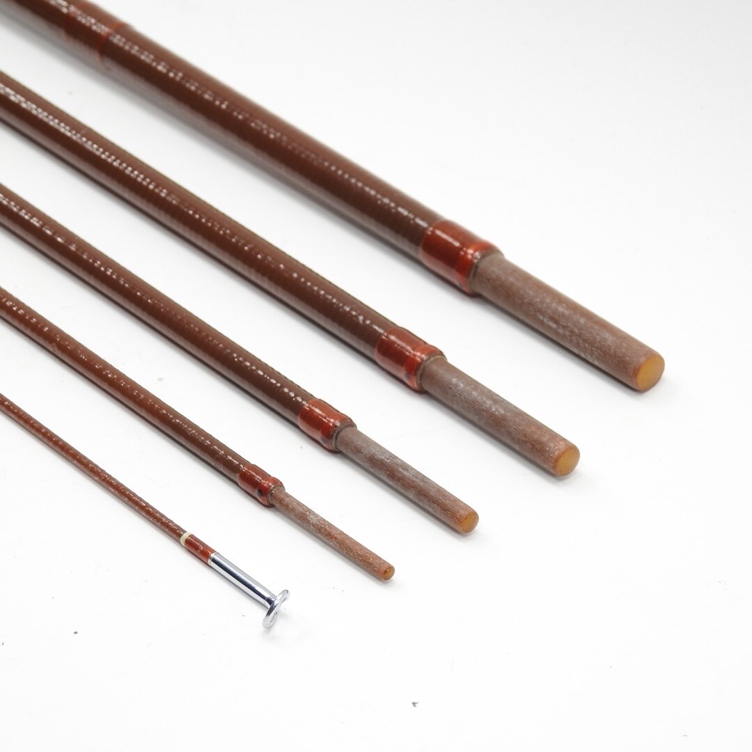 Scott Powr-Ply Fiberglass Fly Rod. 7’ 6” 5wt. F-75. 5-Piece. W/ Tube and Sock.