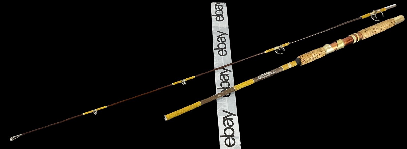 VTG Sabre S66 Custom Fishing Trolling Rod 6ft Fiberglass Nypoxy Glass Ca. Tackle