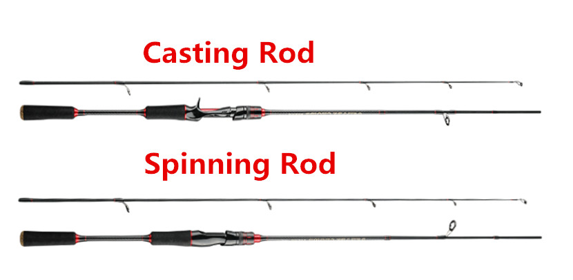 Sensitive fast action 6ft 7ft 8ft fast action 6-14lb 1/4-3/4oz SPINNING ROD
