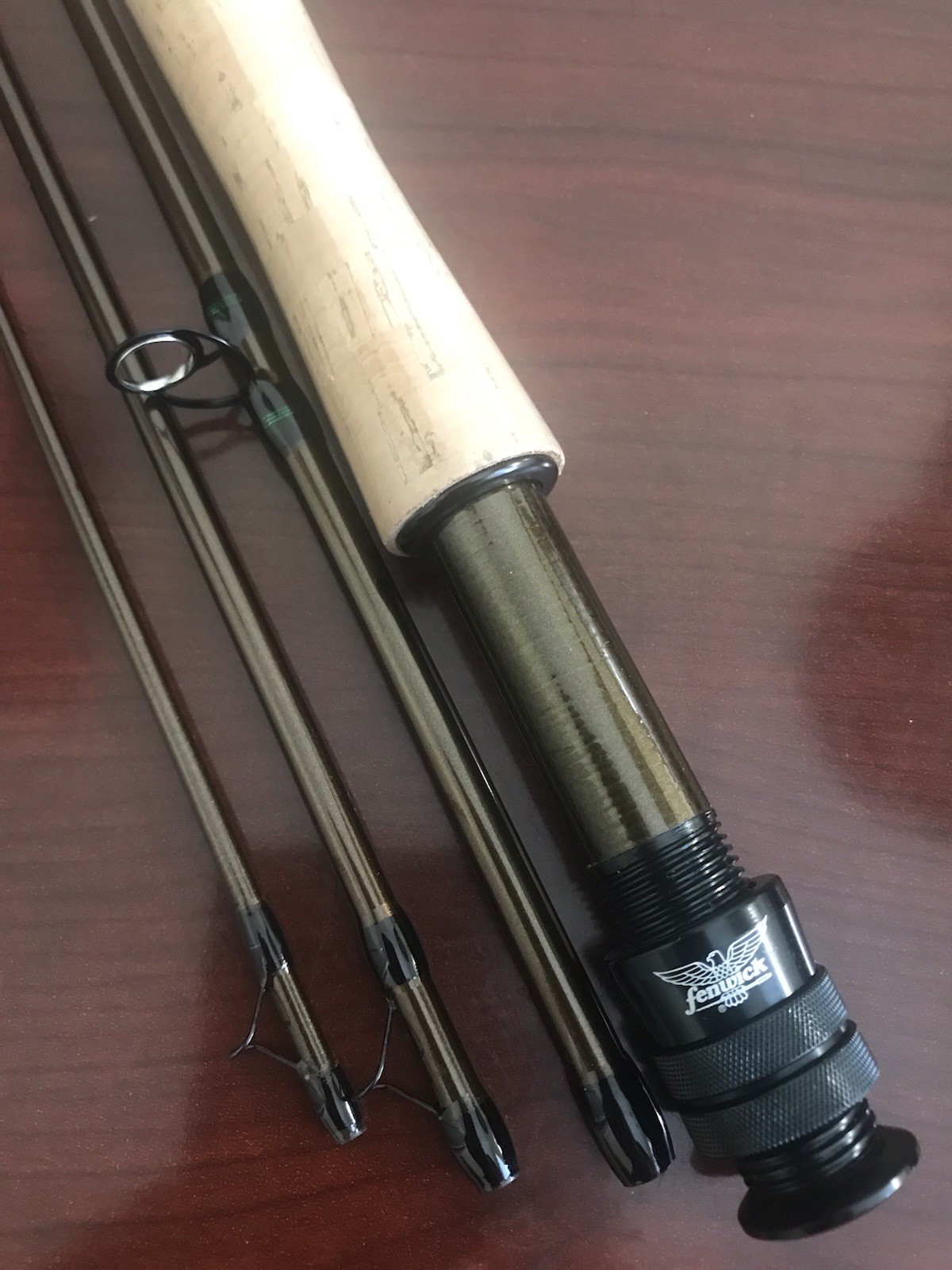 FENWICK EAGLE X 905 FLY FISHING ROD 9’FT #5 WEIGHT MEDIUM 4 SECTION WITH CASE