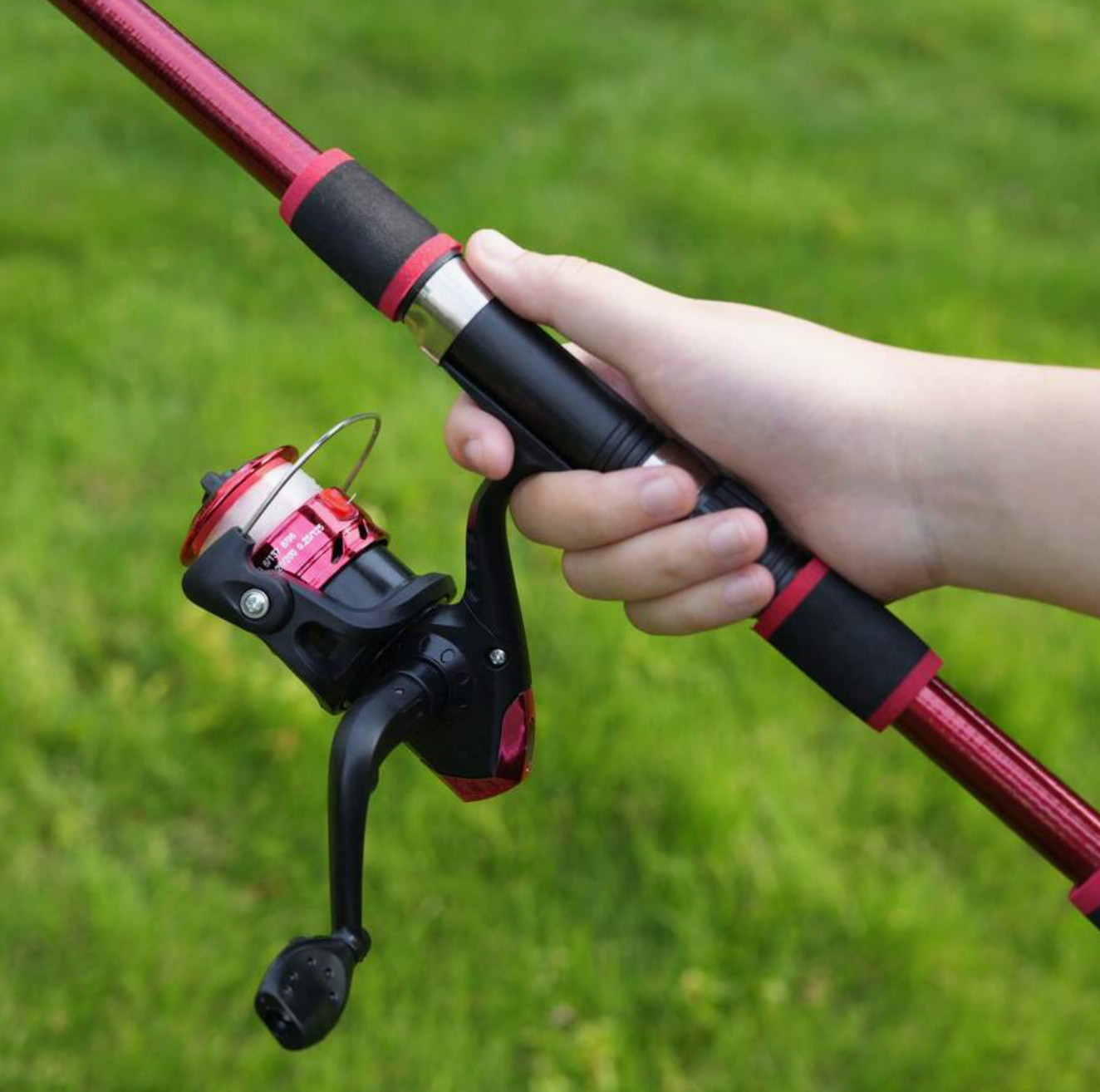 6ft Telescopic Fishing Rod & Reel Set Complete Tackle Kit Sea Freshwater